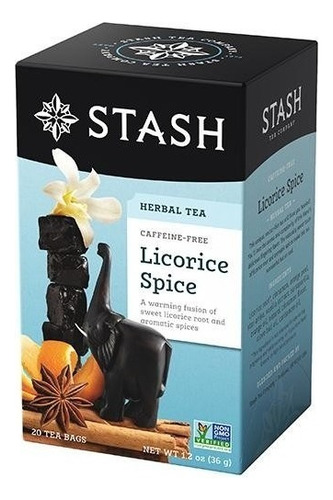 Té Stash Licorice Spice Regaliz 20 Bolsitas Importado
