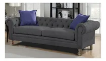 Comprar Sofa Isbeth Suede Gris Sillones Piezas Salas Mueble Sofas