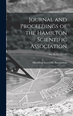 Libro Journal And Proceedings Of The Hamilton Scientific ...