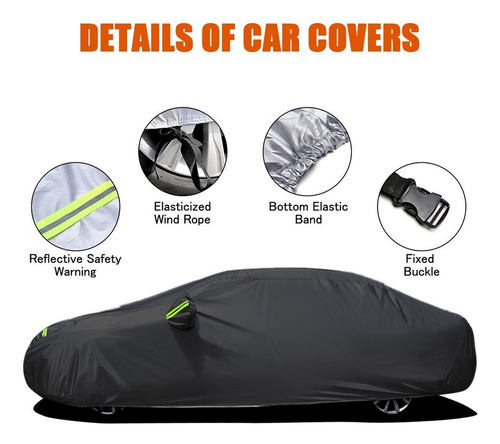 Funda Completa For Auto Con Rayas Reflectantes
