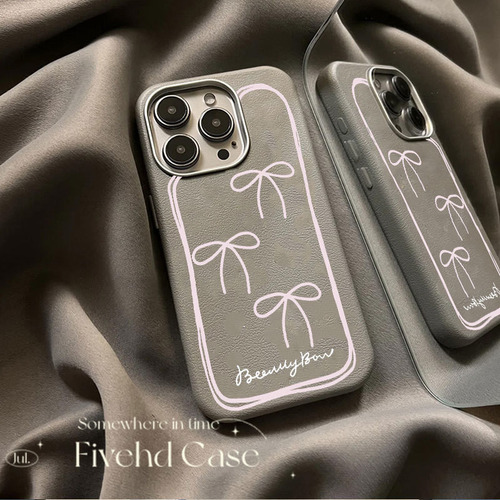 Funda Foundation Make-up Con Lazo Blanco Para Redmi A3 14c 13c 12c