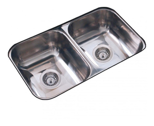 Bacha Doble Cocina Johnson C28/18 Acero 304 Sin Interes