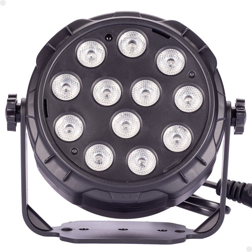 Kit 4x Luzes De Palco Led Lorben 12 Leds Rgb Controle Remoto