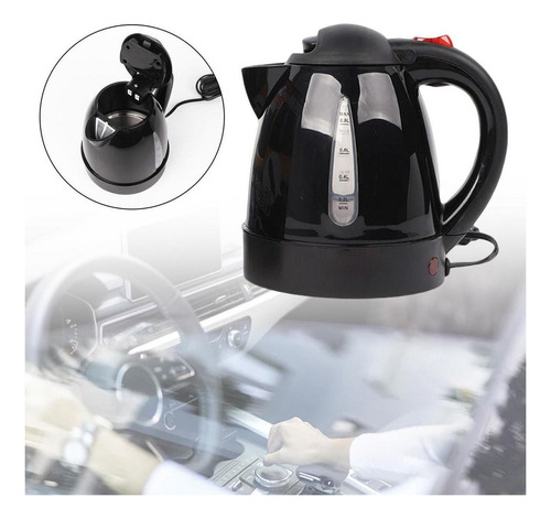 Hervidor Eléctrico Para Coche De 1000 Ml, 12 V/24 V