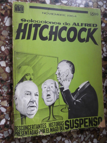 Selecciones Alfred Hitchcock Relatos Suspenso Pulp Nov 1964