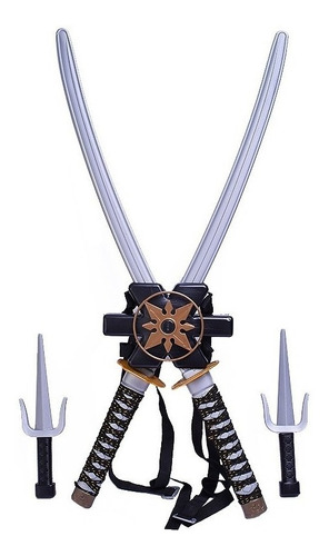 Espada Ninja 70 Cm Katanas Con Accs El Duende Azul Jlt 7304