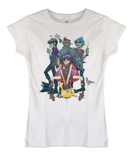 Polera Mujer Gorillaz Pig Rock Abominatron