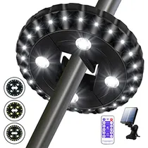 Comprar Luces Solares Sombrilla De Patio, Luces Recargables Som...