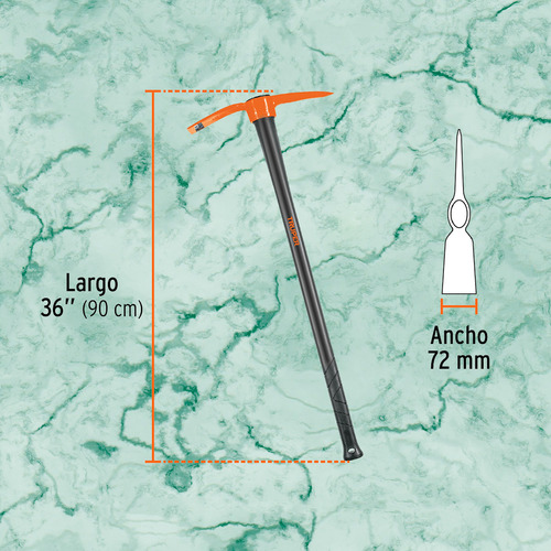 Kit Palas Cuadrada Y Redonda + 2 Talacho Pico 2.5 Lb Truper