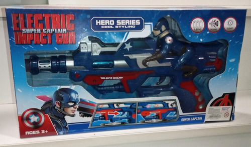 Pistola ,arma Eletrônica Capitán América