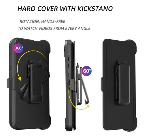 Funda Para Samsung Uso Rudo Extremo Clip S23/s24/s25+/ultra