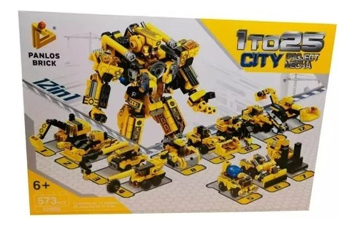 Robot De Legos 12 En 1 Transformables 575 Piezas 