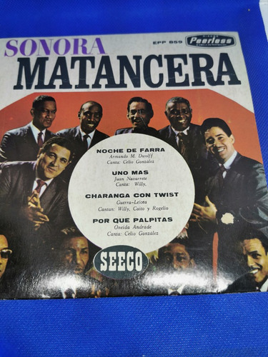 Disco 45rpm:sonora Matancera- Noche De Farra