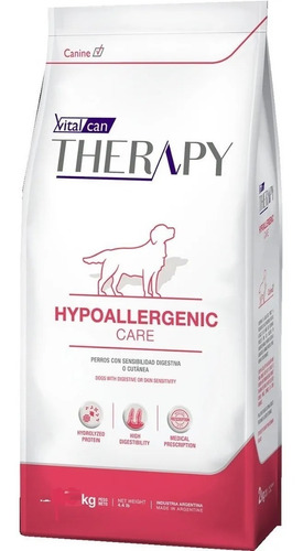 Alimento Vitalcan Therapy Hypoallergenic Care para perro todos los tamaños sabor mix en bolsa de 2 kg