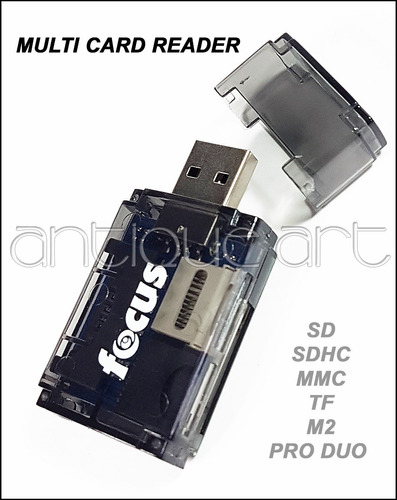 A64 Multi Lector Tarjetas Sd Sdhc Micro Sd Mmc Tf M2-pro Duo