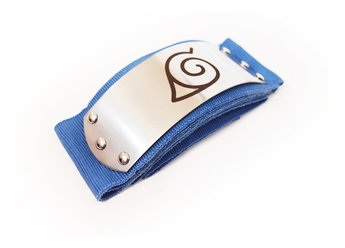 Naruto Bandana Vincha Azul Konoha - Acero Inox. - Cosplay