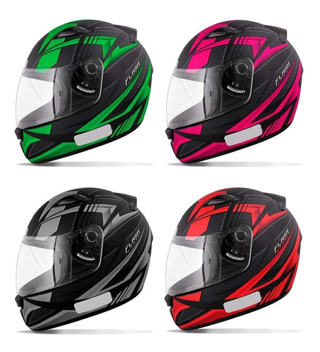 Capacete Moto Ebf Fechado New Spark Flash Varias Cores/taman