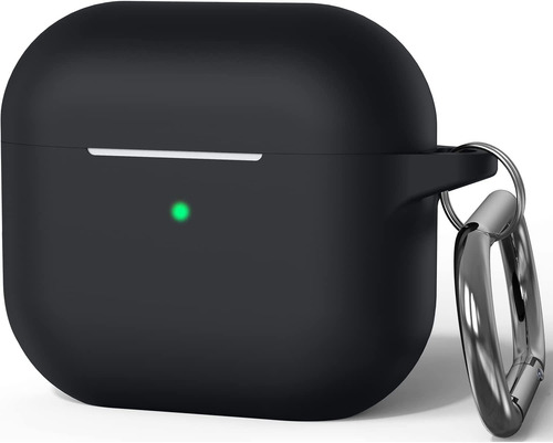 Imagen 1 de 11 de Funda Para AirPods 3era Gen Negro