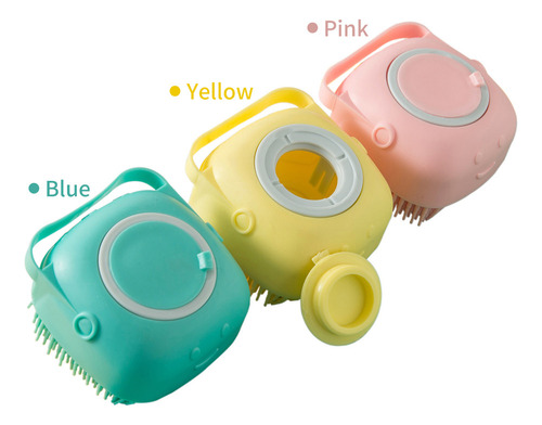 Clm Cepillo De Champú De Silicona Para Cuerpo Y Mascotas