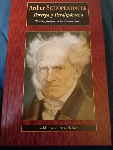 Arthur Schopenhauer Parerga Y Paralipómema