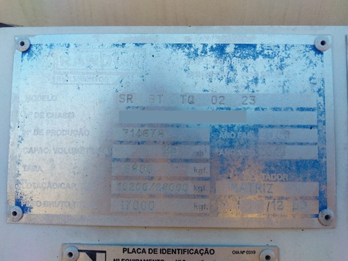 Bitrem Tanque Aço Carbono S/ Pneus Randon Ano 2010