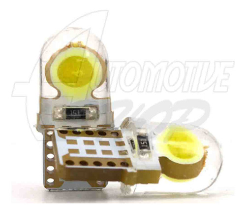 Lampada Pingo T10 5w 4 Leds Smd Silicone Super Branco Un