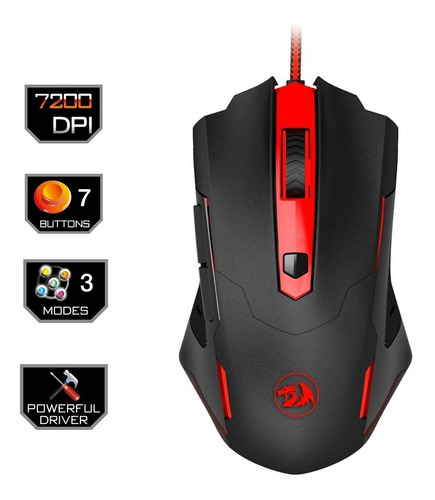 Mouse Gamer Óptico Redragon Pegasus M705 Usb 7200dpi