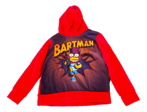 Sudadera Roja De Niño De Los Simpson, Bart Simpson, Bartman