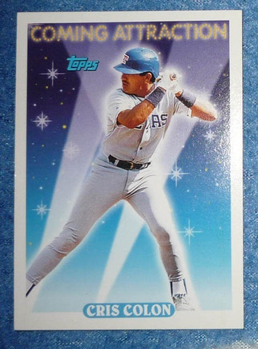 Barajita Beisbol - Cristobal Colon - Topps - Novato