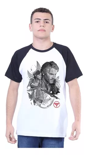 Camiseta masculina Ellie The Last of Us part II bege