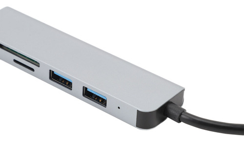 Estación Acoplamiento Usb C 5 En 1 Tipo Hub, 5 Gbps, 3 Da
