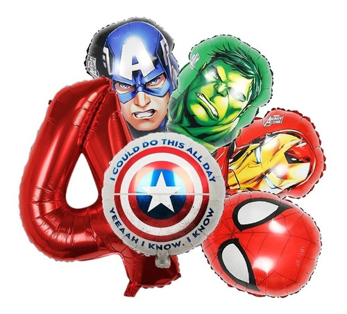 Globo Avengers Súper Héroes