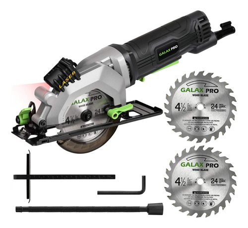 Sierra Circular Galax Pro De 4 Amperios Y 3500 Rpm Con Guia