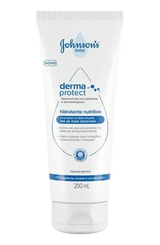 Hidratante Nutritivo Derma Protect Johnson's Baby — 200 ml