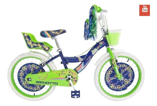 Bicicleta Benotto Flower Power Cross R20 