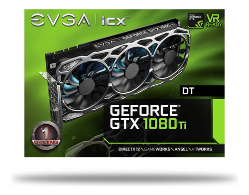 Tarjeta Gráfica Evga Geforce Gtx 1080 Ti Ftw3 Dt Gaming 11gb