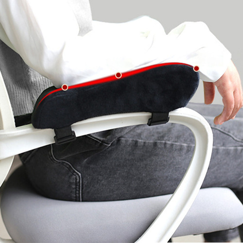 para alivio de presión de codos y antebrazos para silla de oficina en casa Espesar silla reposabrazos almohadilla codo almohada reposamanos cojines Almohadillas para reposabrazos de silla 