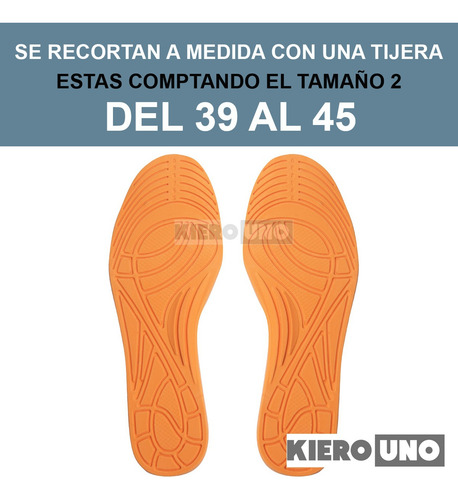 Plantillas Absorción De Impacto Espolon Fascitis Unisex