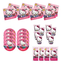 Comprar Kit Decoracion Mesa Infantil Cumpleaños Disney Original Kity Rosa Hello Kitty Hello Kitty