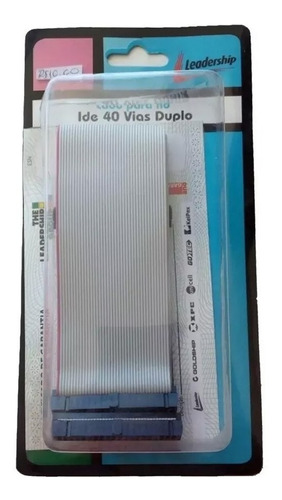 Cabo Para Hd Ide 40 Vias Duplo - Leadership - 8150