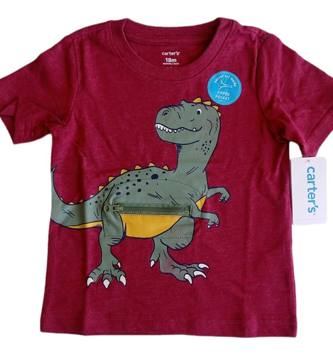 Franela Para Bebe Carters De Dinosaurios 