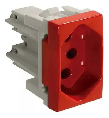 Módulo Tomada 2p+t 20a 250v Vm M4166v Thesi Bticino Vermelho
