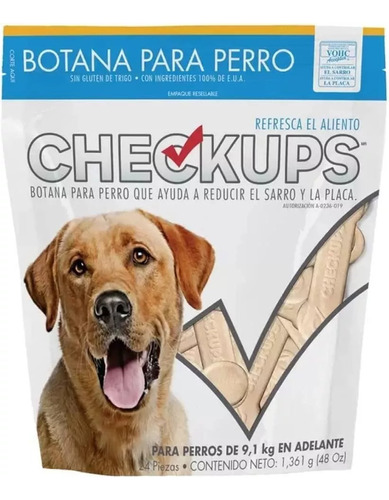 Botana Perro, Reduce Sarro Y Placa, Checkups