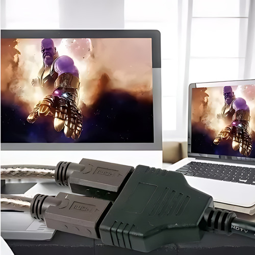 Adaptador Doble Hdmi Para Compartir Pantalla 4k Super Hd