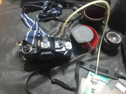 Máquina Fotográfica Canon Antiga + Acessórios