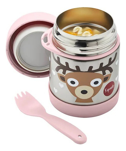 Pote Térmico Inox Com Talher - Alce - 3 Sprouts