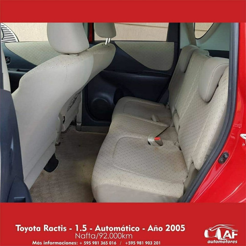 Imagen 6 de 7 de Toyota Ractis 4x2 Aut