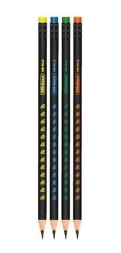 Imagen 4 de 4 de Offi-esco Lapiz Negro X 12 Hb - Unidad a $76