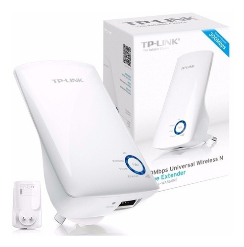 Imagen 3 de 4 de Repetidor Amplificador Wifi De Pared Tp Link Wa850re 300 Mb