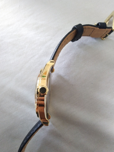 Relógio Festina F16580 Dourado Feminino Pulseira Couro